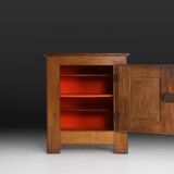 Oak Cabinet with Exceptional Patina, Belgium 18th Century