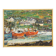 Peinture à l'huile d'Alexander Michael – Bateaux de pêche en Irlande, 1976