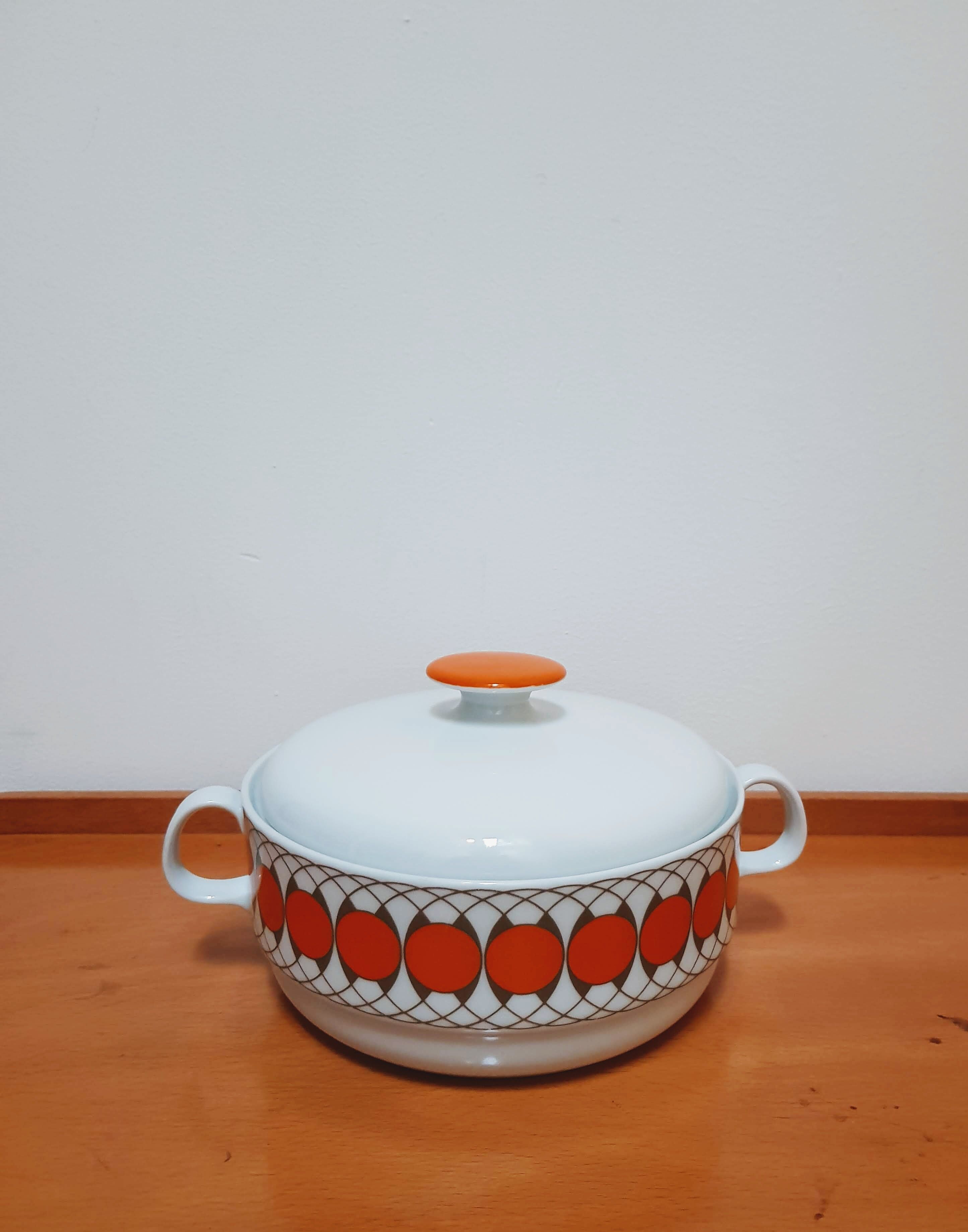 1970s Vintage Space Age Serving Dish Tureen by Bareuther Waldsassen