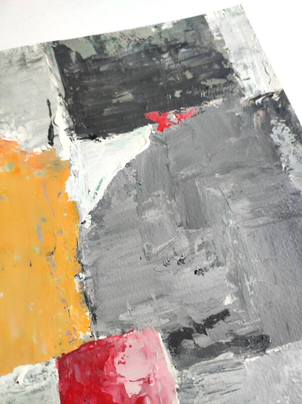 Peinture original abstrait Nicolas de Stael