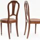 Paire de chaises d'époque 1900 de style Louis XVI