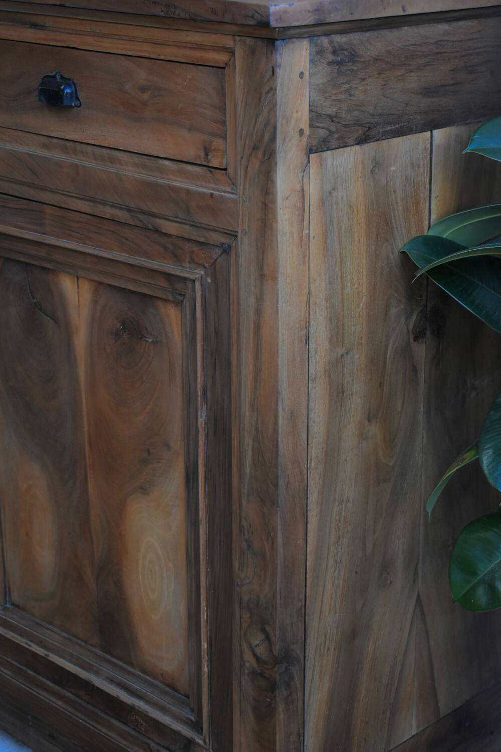 Buffet made of solid walnut