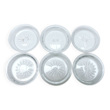 6 Baccarat 1916 oil carafe holders