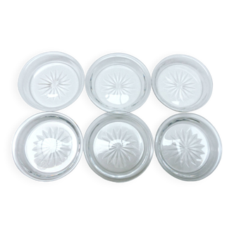 6 Baccarat 1916 oil carafe holders