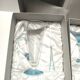 Light Blue Murano Glass Cocktail Set of 6 Glasses and a Pitcher by La Murrina
