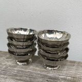 8 stainless steel bowls from the 1970s