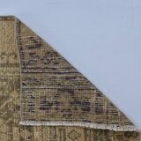 Beige Oushak Turkish Runner sku 2137