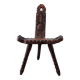 Brutalist tripod chair