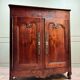 Three Quarter Wardrobe In Walnut Louis XV Style XIX Eme Century