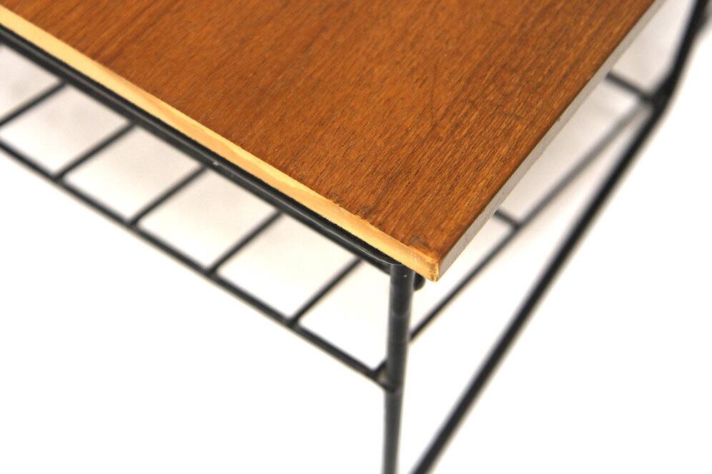 Étagère murale scandinave en teck, Suède 1960