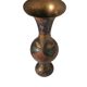 Coloured Indian brass vase