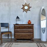 Vintage Scandinavian oak chest of drawers 1960