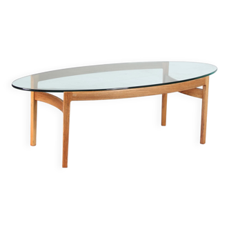 Table basse par Ib Kofod Larsen, Fröschen Sitform, Allemagne 1960