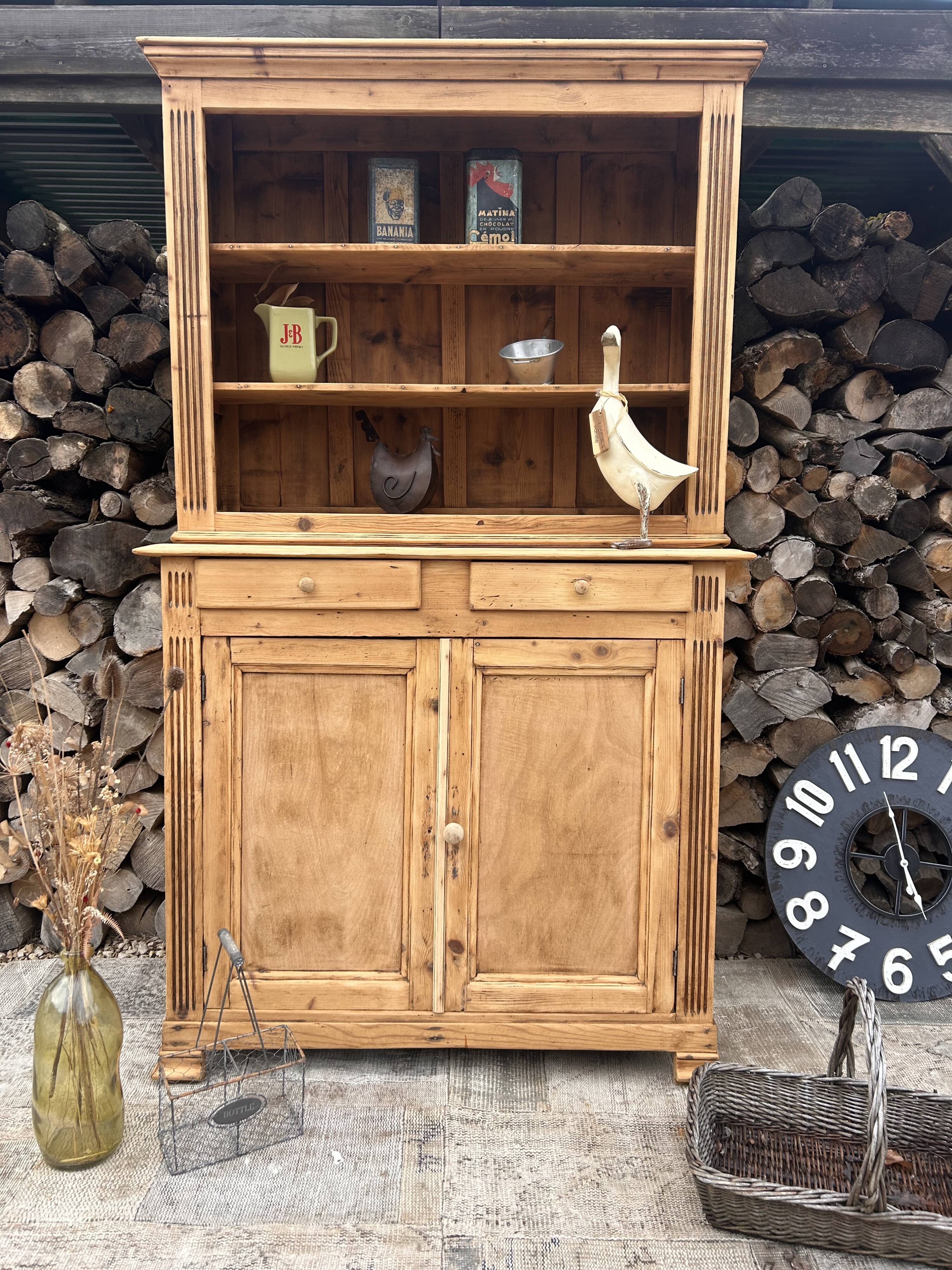 Renovated antique wooden dresser