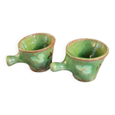 Paire de tasses à café en céramique