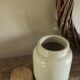 Pot moutarde vintage grès vernissé gris
