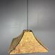 Midcentury cork pendant hanging lamp, Germany 1970s, Ingo Maurer style