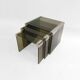 Gallotti & Radice ‘Tris’ T35 Smoked Glass Nest Side Tables Chrome