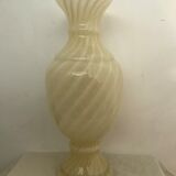 Murano glass vase on pedestal