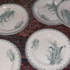 Lot of plates st amand with lily of the valley