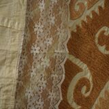 Vintage Turkish hand-knotted rug 133x154 cm