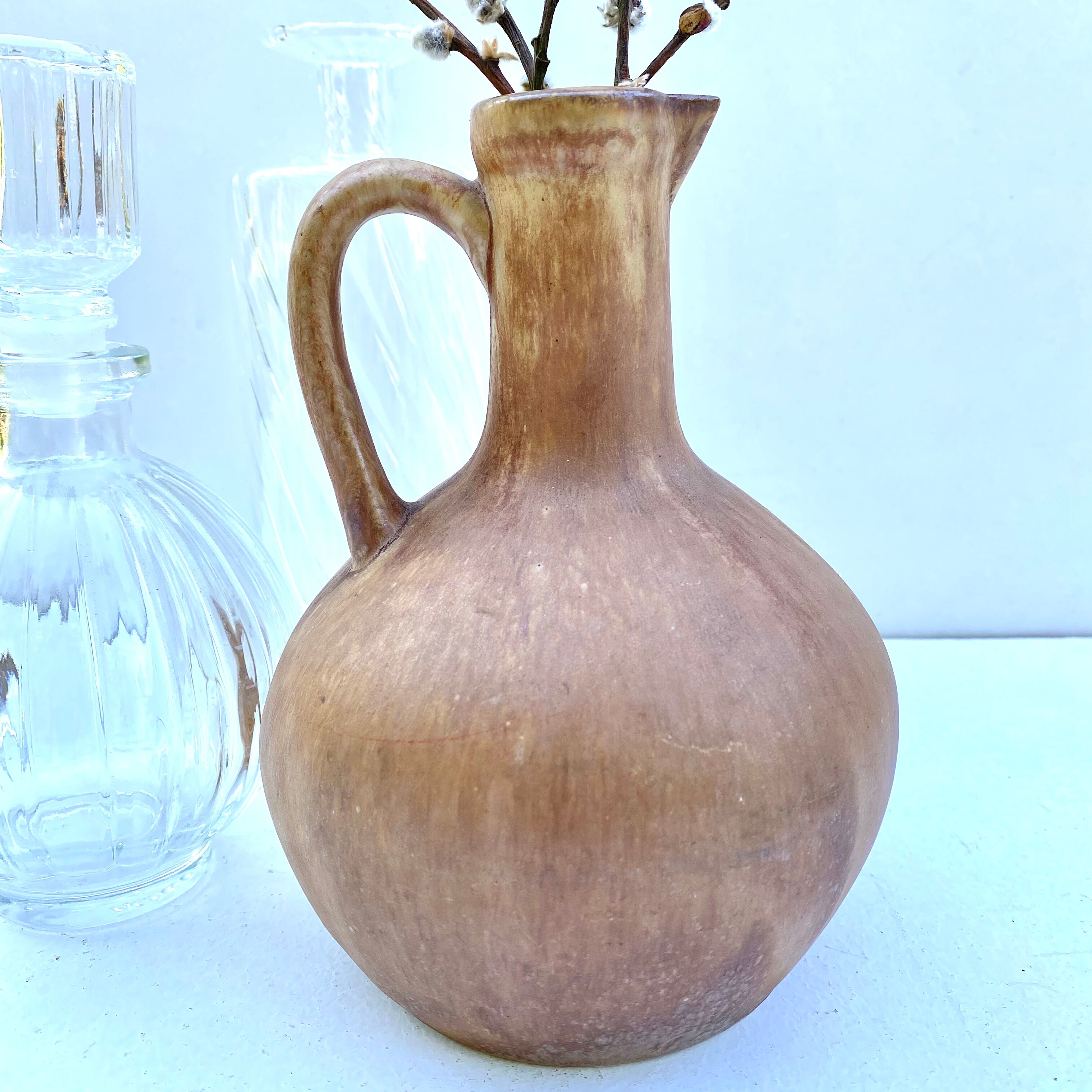 Sandstone pitcher vase