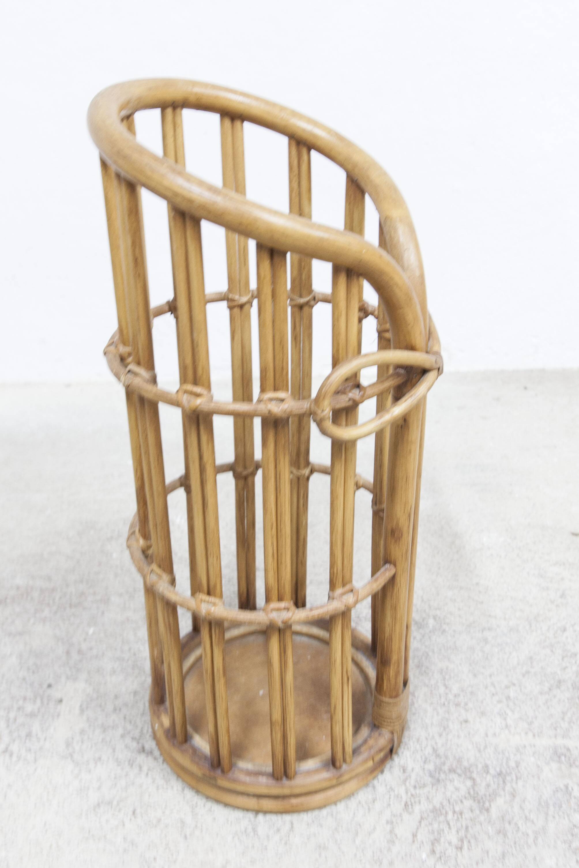 Bamboo umbrella stand 1970