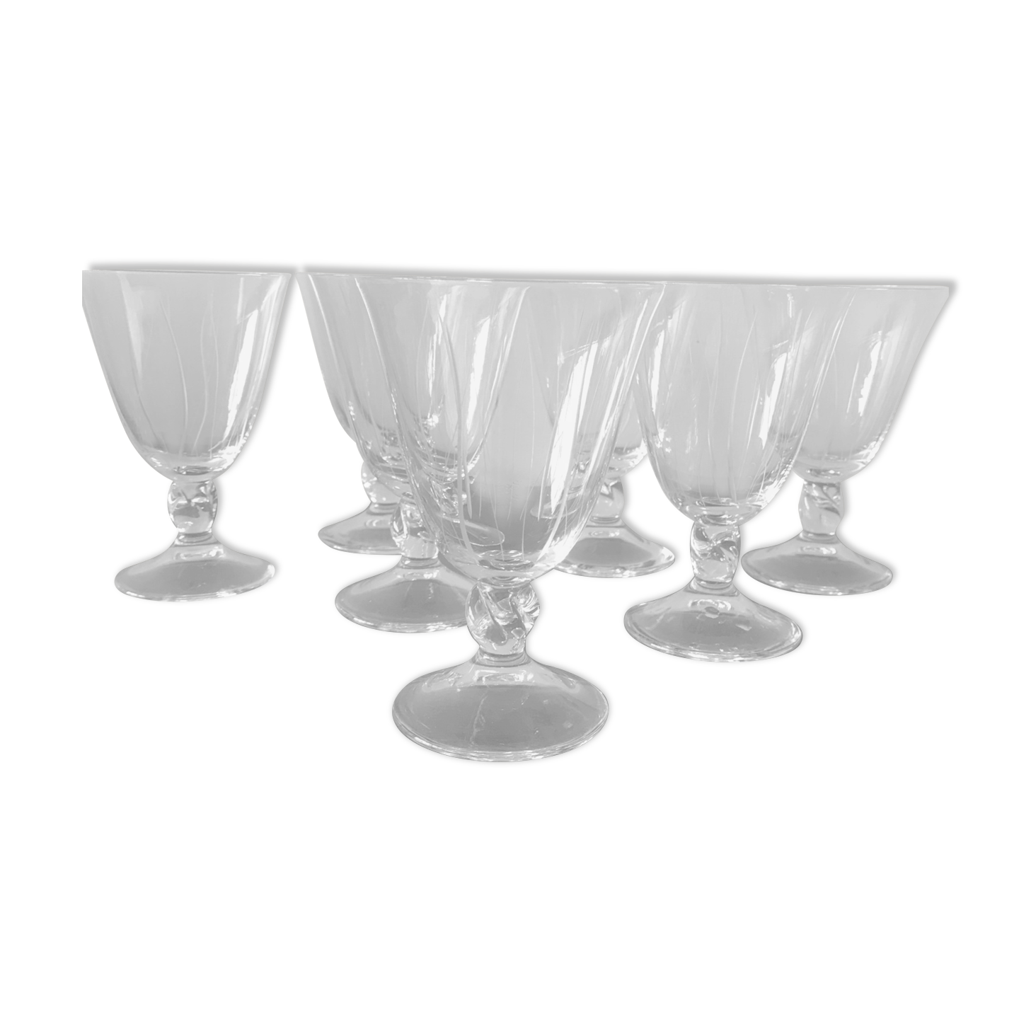 7 daum water glasses orval model