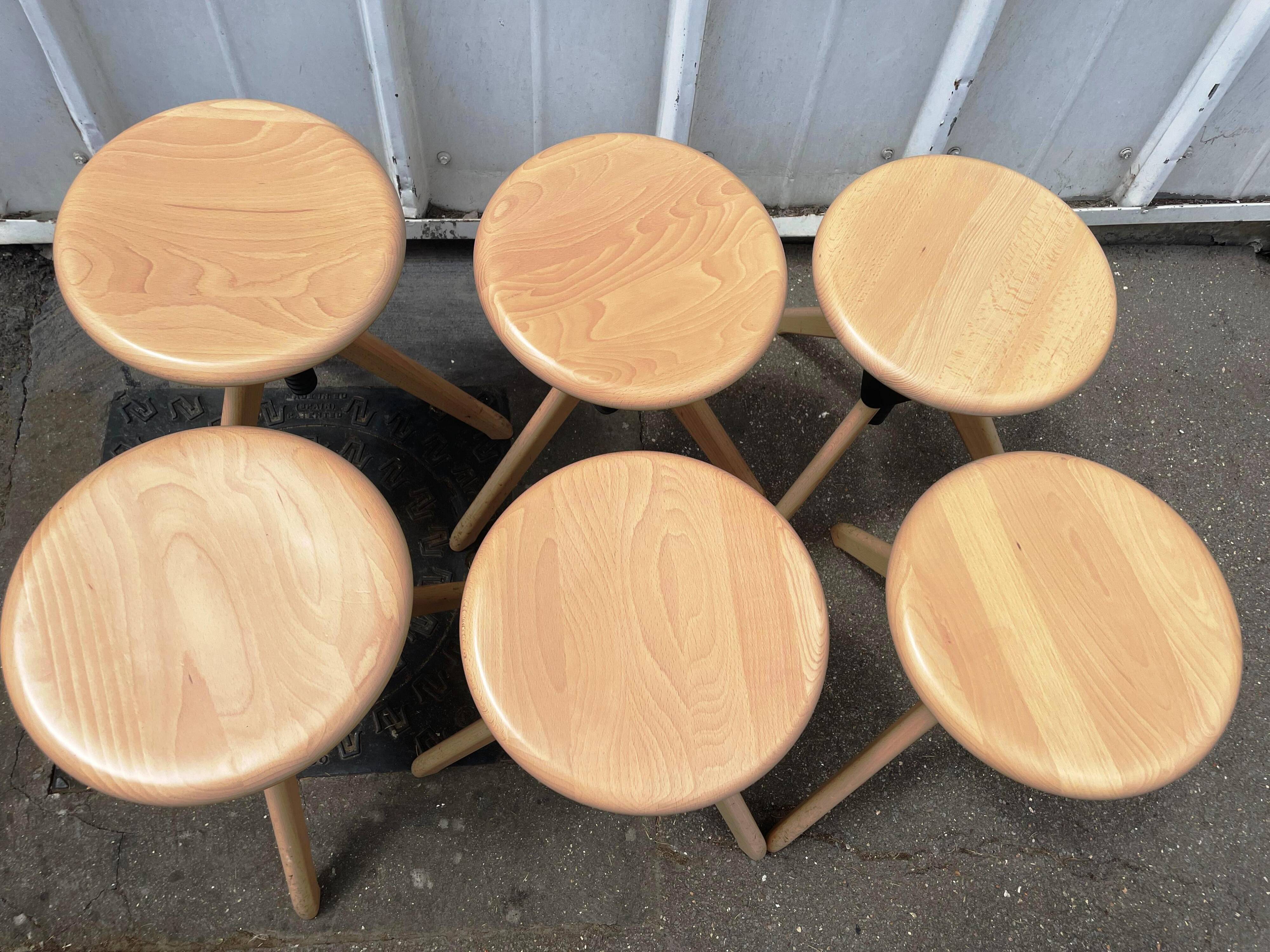 Suite de 6 tabourets The Wild Bunch, Magis