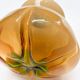 Amber colored Murano glass ceiling lamp from Italy, 1960s