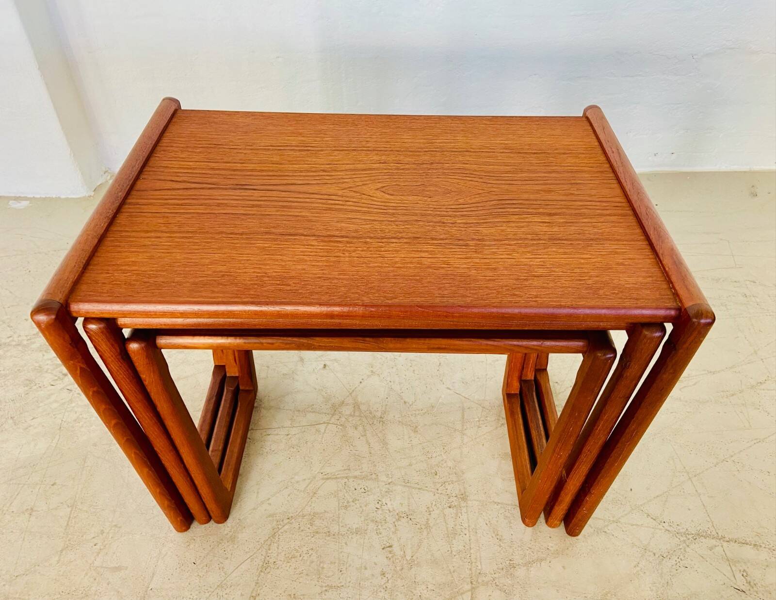 Vintage Danish mid-century retro Kai Kristiansen nesting tables 1960s