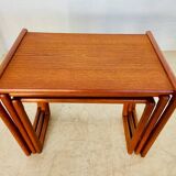 Vintage Danish mid-century retro Kai Kristiansen nesting tables 1960s