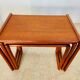 Vintage Danish nesting tables from the 1960s by Kai Kristiansen.