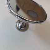 Vintage adjustable chrome mirror, magnifying and illuminating, France 1970