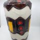 Vase West Germany in multicoloured ceramic Germany 1960