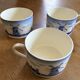 3 antique Badonviller cups