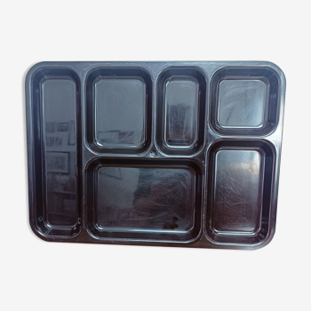 Meal tray with compartments, 70s