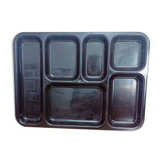 Meal tray with compartments, 70s