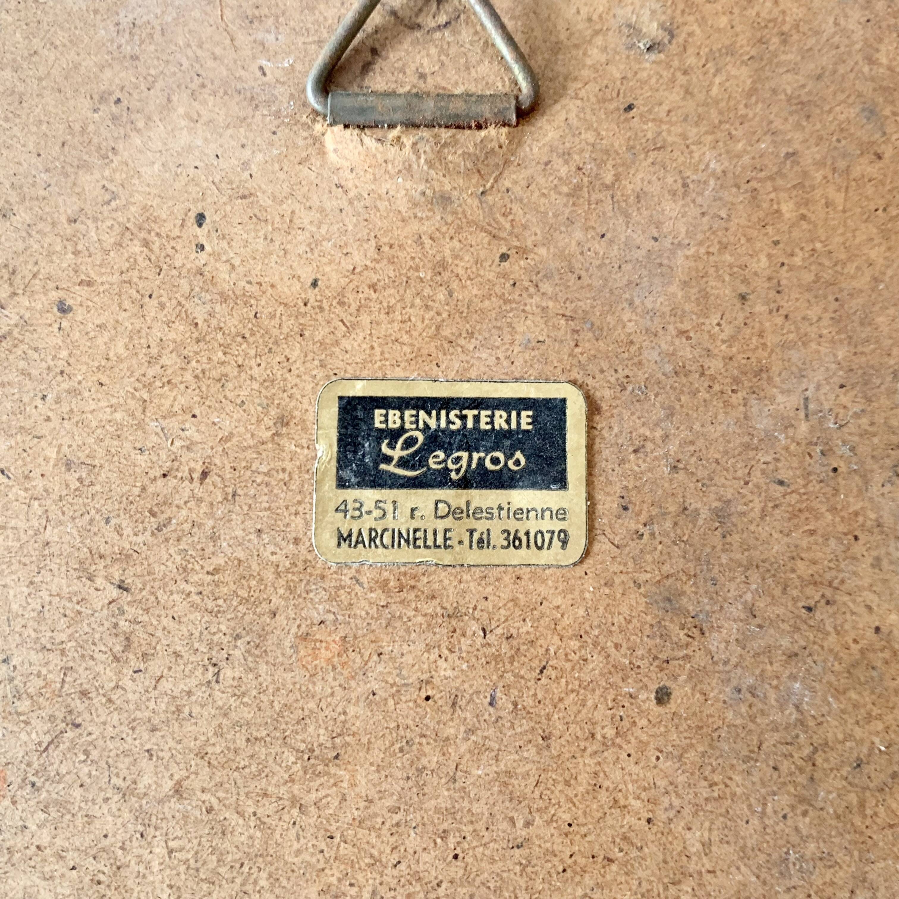 Vintage wall mirror in gilded wood