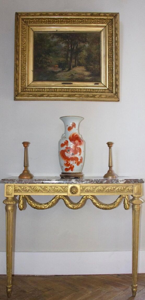 Balustre vase, White porcelain, late nineteenth century