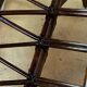 Rattan magazine rack, shelf with ceramic tiles R. Capron