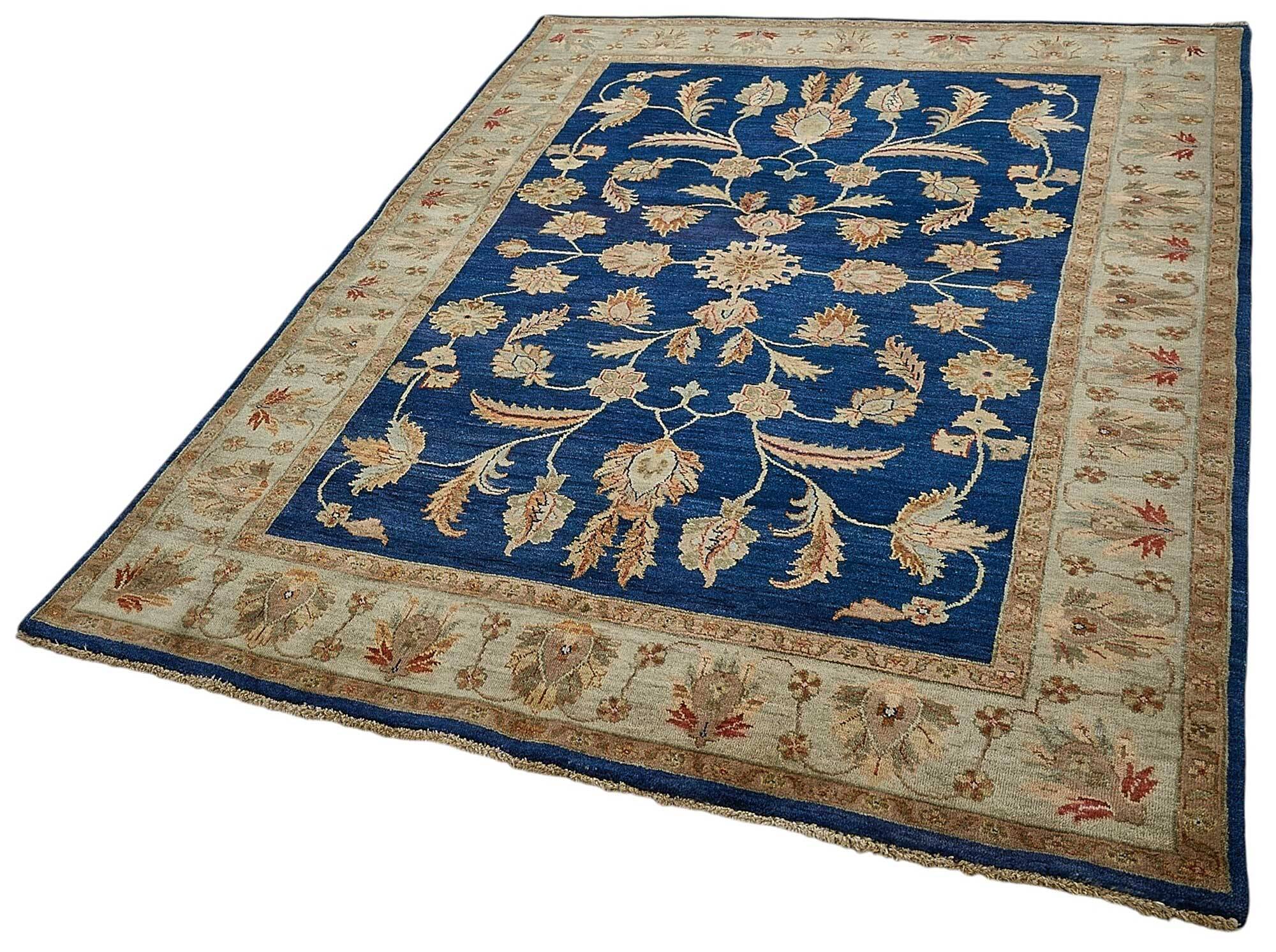 Turkish Handknotted Wool Oushak Rug 166 cm x 230 cm