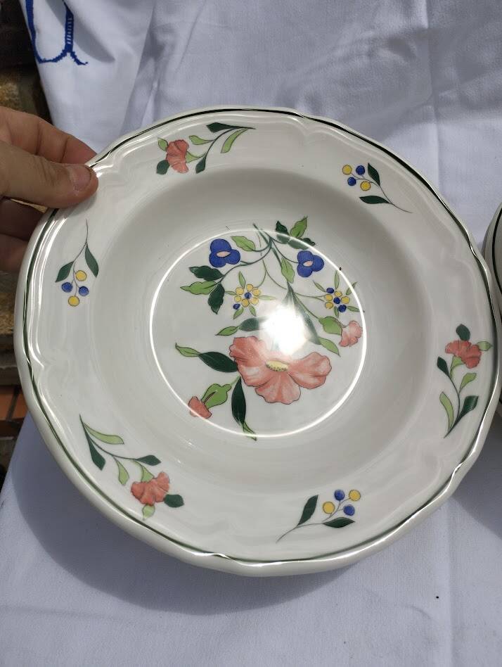 Vintage table service Ceramica Quadrifoglio