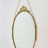 Mirror in a brass frame, 1960s