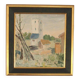 Original Oil on Canvas – “Village” (Attributed to H. Benneth) – Framed