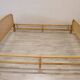 Bamboo and Vienna Straw Double Bed, 1980s