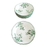 Faïence de Nevers, France; set of plates