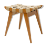 Mid century stool, footrest from Západoslovenské nábytkárské závody, 1970, Czech.