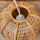 Vintage rattan pendant light