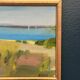 Original  Swedish Oil on Panel – “Coast” by Lars Bertle  –Signed – Vintage